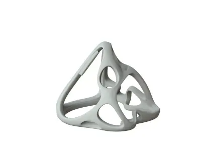 SciFi Cube Object No 62162 Low Poly Shape Low-poly 3D model