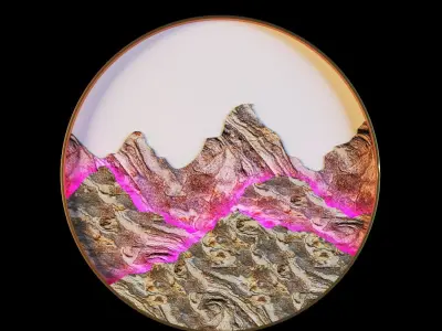 Sconce wall light Low-poly 3D model