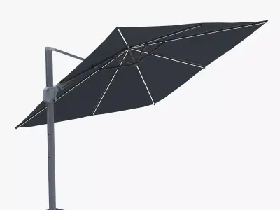 Outdoor umbrella Parasols Challenger T2 Glow 3D model