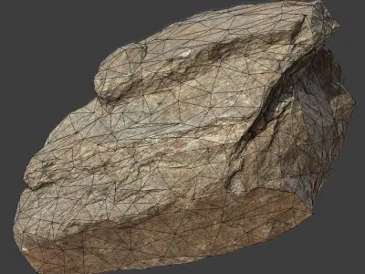 Ora Stone Low-poly 3D model