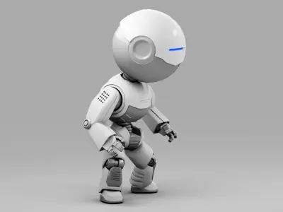 Nino Droid rigged character 3D model