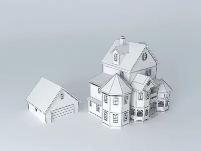 Ashley House Free 3D model