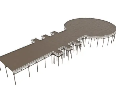 Pier Structure  3D model