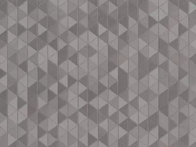 Geometric Triangular Wood Mosaic PBR Texture