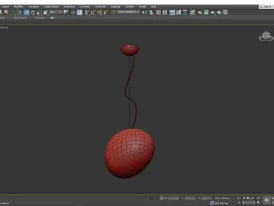 Gregg Pendant Light Low-poly 3D model