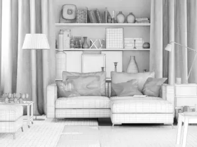 Photorealistic House Interior Collection1 3D model