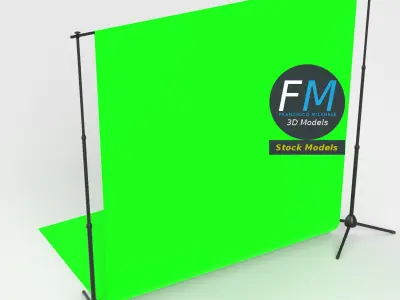 Photography backdrop 3D model