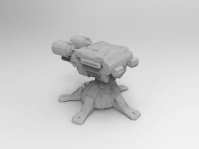 sci-fi weapon 5 3D print model