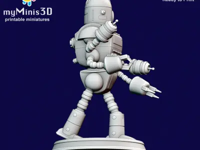 Champion 1 of the Invader Robots Warband 3D print model