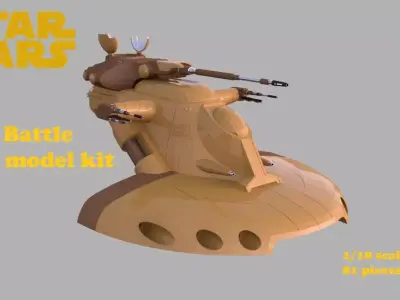 Star Wars AAT ASSAULT TANK 3D print model