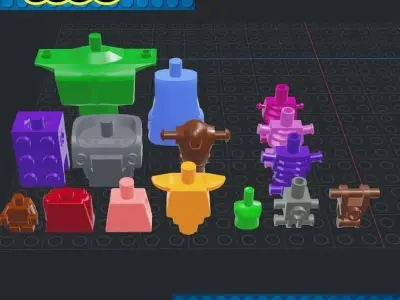 Lego - Minifigures Body 3D print model