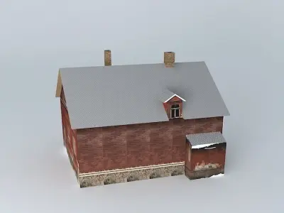 Riga, Cesu street 37 deteriorating bilding Free 3D model