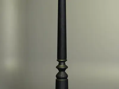 Street Lamp Low poly 4K PBR Textures Game Ready Low-poly 3D model