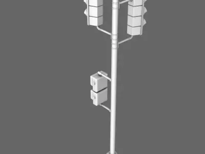 Traffic Lamp 3D model