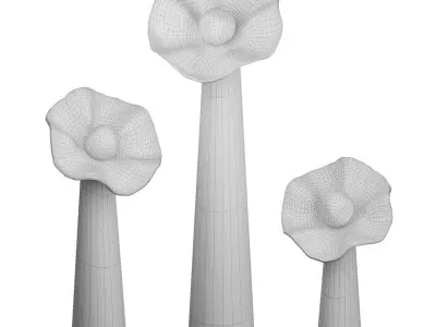 Bloom Floor Lamp By Joanne Odisho 01 3D model