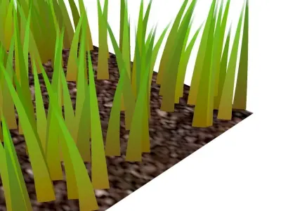 Grasses 3D model