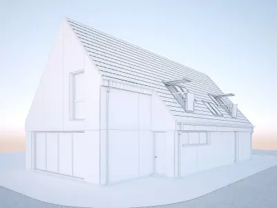 Scandinavian House 3D model purchase