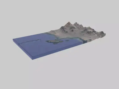 Callao City Low-poly 3D model