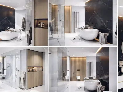Bathroom Design 02 3D model