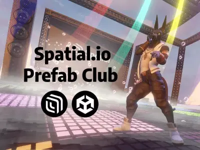Spatialio Prefab Club Low-poly 3D model