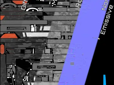 Star Trek Wallenberg-Class Starship Low-poly 3D model