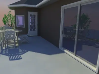 Home with Walkout Basement 3D model