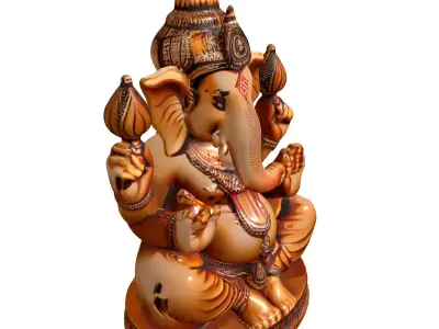Ganesha Deity HighDetail 3D Model Low-poly 3D model