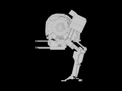 Cyberpunk Mech Suit 3D model