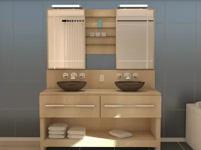 Bathroom 18 3D model