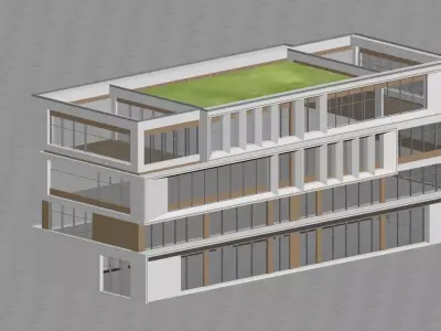 Modern Office Building 3D model