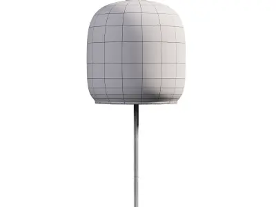  Pnastolnaya lampa Low-poly 3D model
