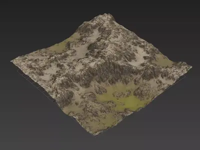 Mountains n35a 3D model