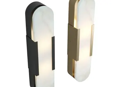 Melange Elongated Sconce Low-poly 3D model