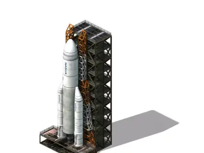 Future World - Rocket Launcher 02 3D model
