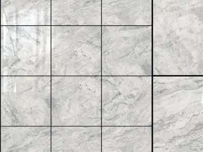 Yurtbay Seramik Bergama Grey 450x450 3D model