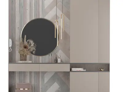 hallway set 06 3D model