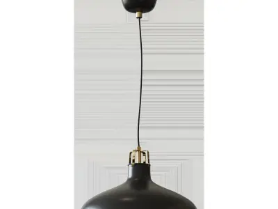 RANARP Pendant lamp black38 cm 3D model