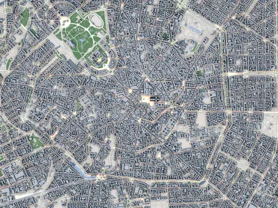 Milan City Italy 3D model