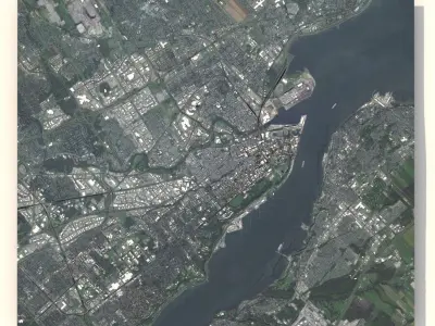 Cityscape Quebec Canada 3D model