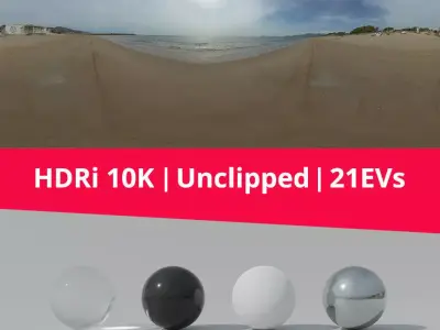 Hdri Clouds And Sea Texture