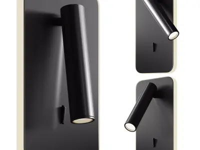 Private 1 Rectangular LED Wall Sconce 3D model