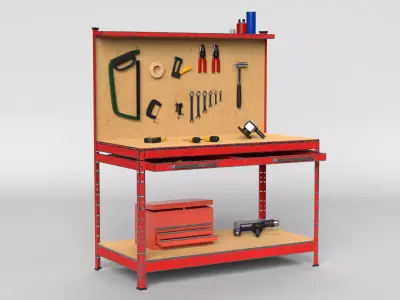 Workbench 3D model by Abrams-Design