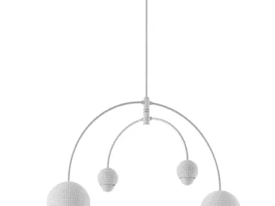 Willow Chandelier 3D model