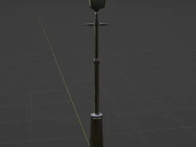 Outdoor Lamp Free low-poly 3D model