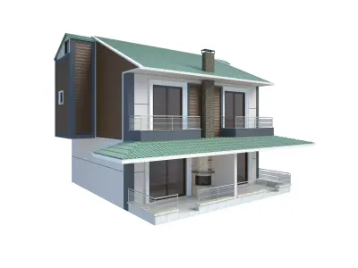 MODEL VILLA house 3D model