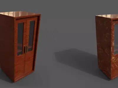 Pack 2 Modern Furniture 3D Model Low-poly 3D model 6