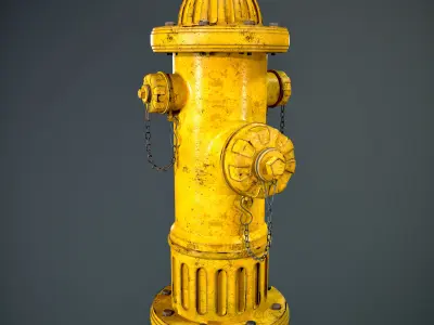 hydrant Low-poly 3D model buy