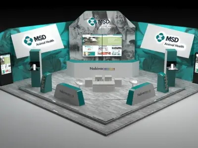 10x6 stand for pharmaceutics 3D model