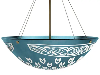 Falcon pendant lamp 3D model