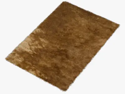 Carpet Rainbow Gold 3D model